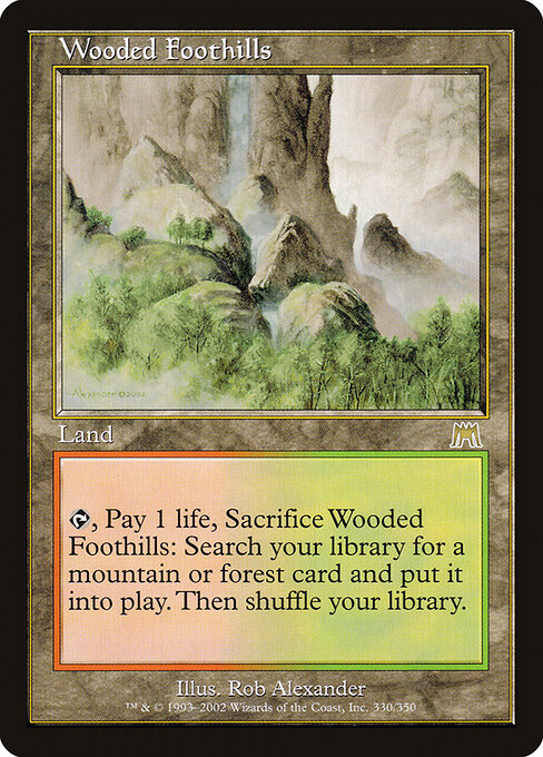 Onslaught - 330 - Wooded Foothills - Rare