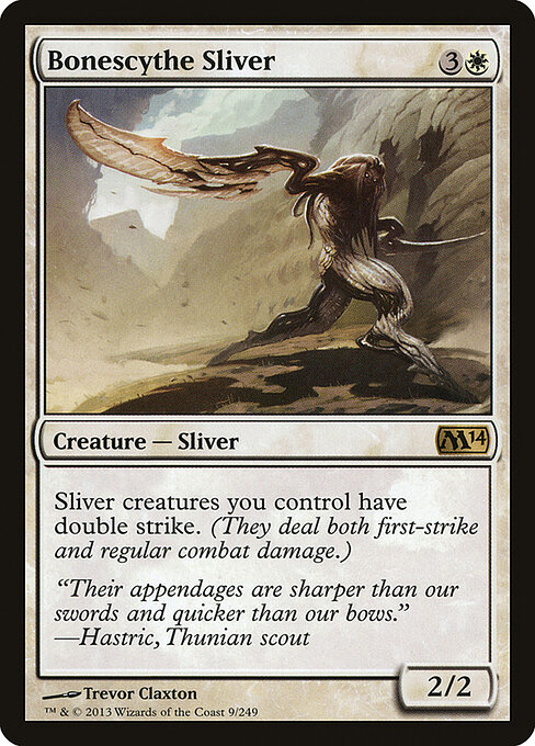 Magic 2014 - 9 - Bonescythe Sliver - Rare