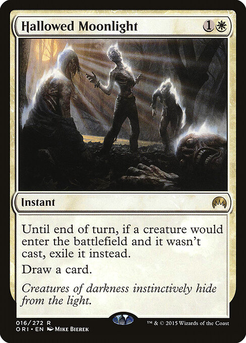 Magic Origins - 16 - Hallowed Moonlight - Rare