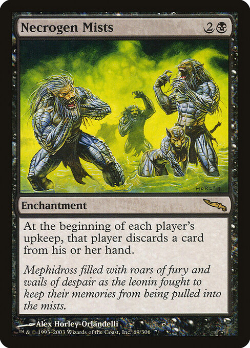 Mirrodin - 69 - Necrogen Mists - Rare