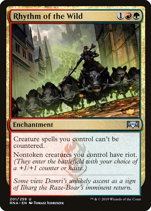 Ravnica Allegiance - 201 - Rhythm of the Wild - Uncommon