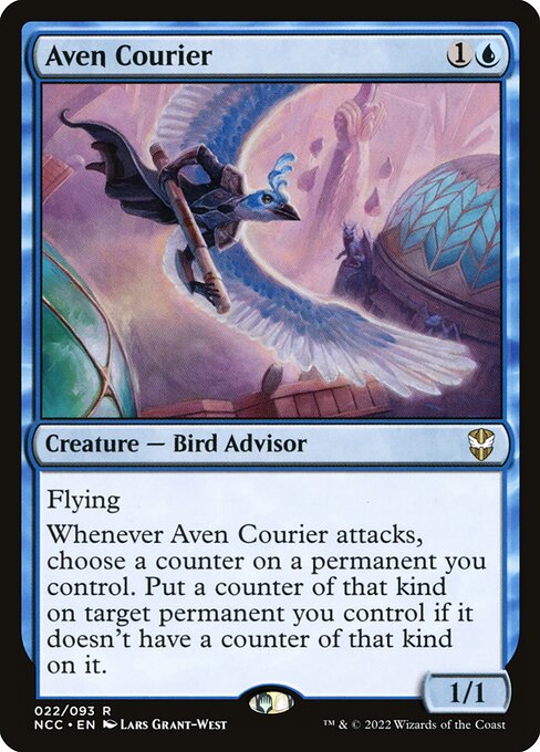New Capenna Commander - 22 - Aven Courier - Rare