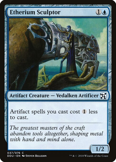 Duel Decks: Elves vs. Inventors - 37 - Etherium Sculptor - Common