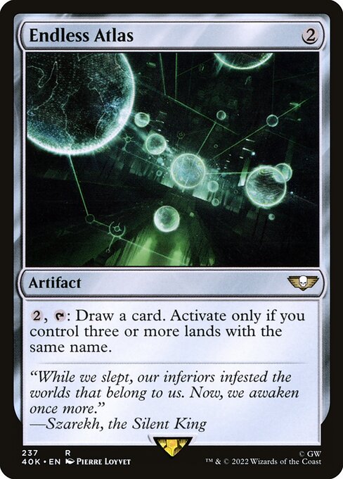 Warhammer 40,000 Commander - 237 - Endless Atlas - Rare
