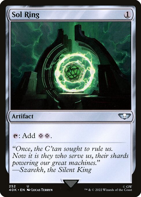 Warhammer 40,000 Commander - 252 - Sol Ring - Uncommon