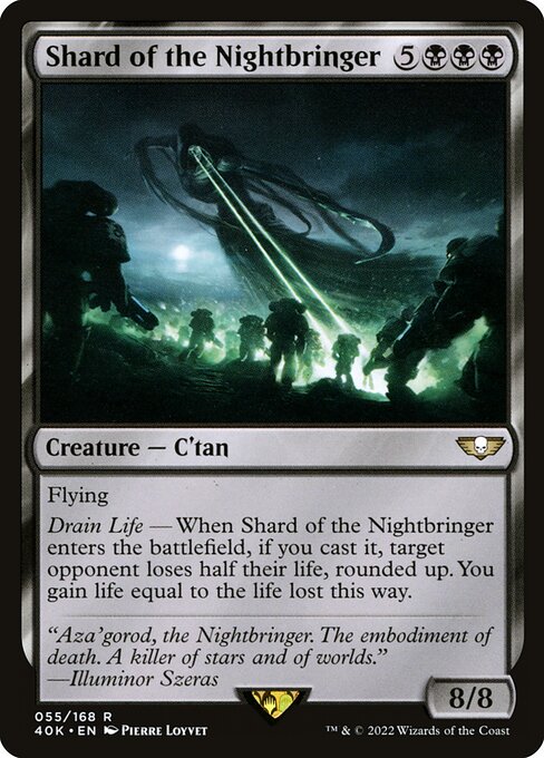 Warhammer 40,000 Commander - 55 - Shard of the Nightbringer - Rare