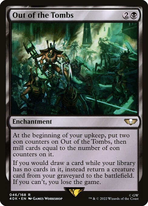 Warhammer 40,000 Commander - 46 - Out of the Tombs - Rare
