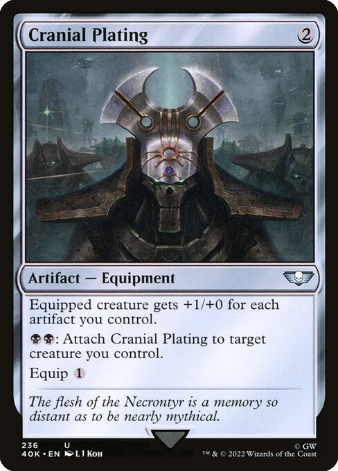 Warhammer 40,000 Commander - 236 - Cranial Plating - Uncommon