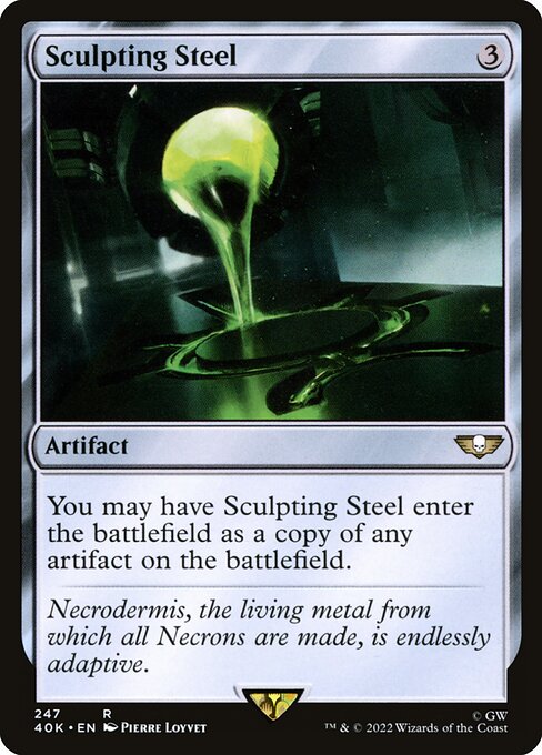 Warhammer 40,000 Commander - 247 - Sculpting Steel - Rare