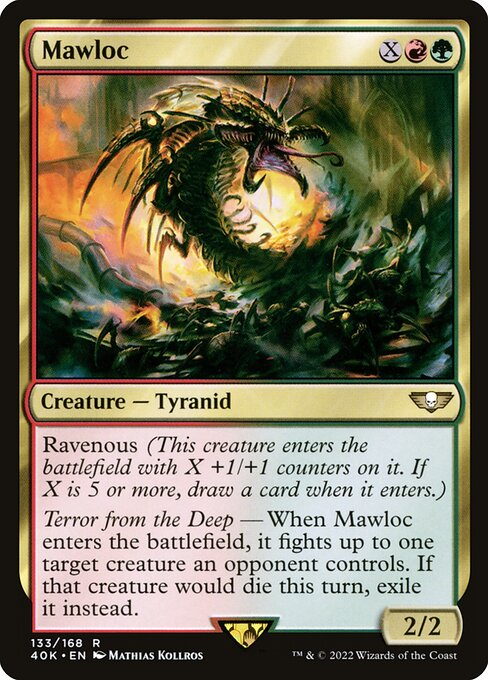 Warhammer 40,000 Commander - 133 - Mawloc - Rare