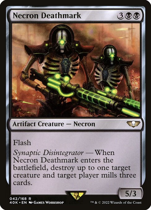 Warhammer 40,000 Commander - 42 - Necron Deathmark - Rare