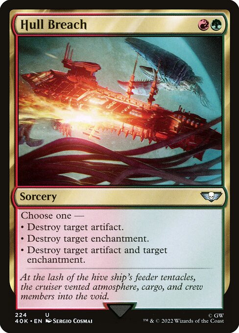 Warhammer 40,000 Commander - 224 - Hull Breach - Uncommon
