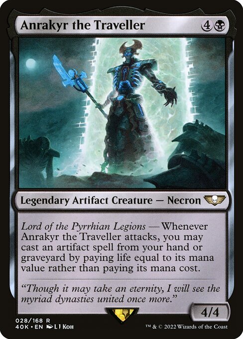 Warhammer 40,000 Commander - 28 - Anrakyr the Traveller - Rare