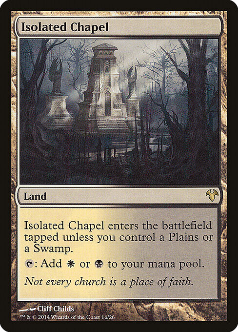 Modern Event Deck 2014 - 16 - Isolated Chapel - Rare