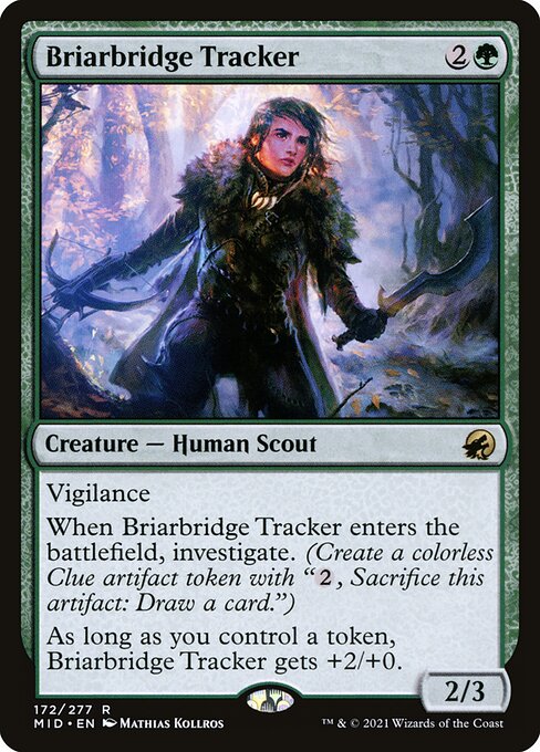 Innistrad: Midnight Hunt - 172 - Briarbridge Tracker - Rare