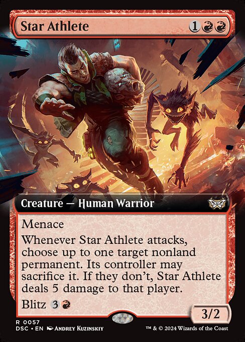 Duskmourn: House of Horror Commander - 57 - Star Athlete - Rare