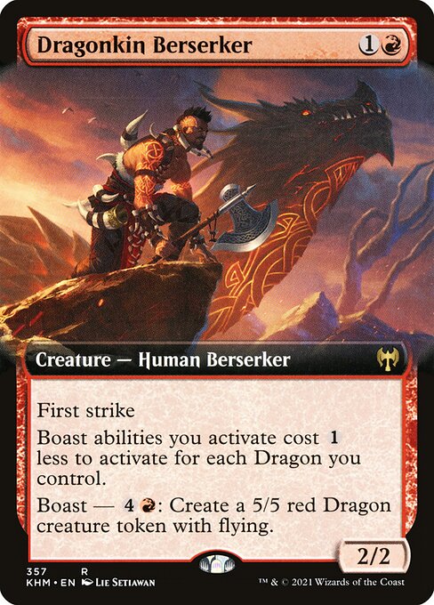 Kaldheim - 357 - Dragonkin Berserker - Rare