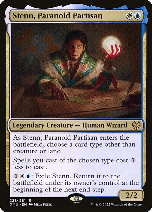 Dominaria United - 221 - Stenn, Paranoid Partisan - Rare