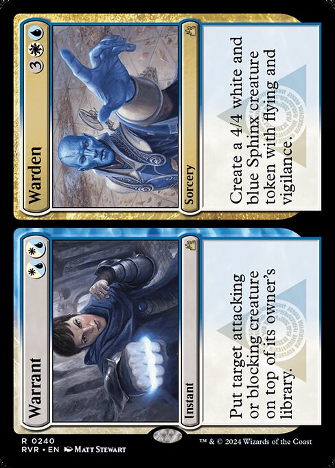 Ravnica Remastered - 240 - Warrant // Warden - Rare