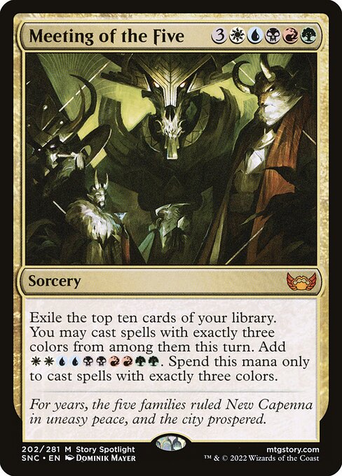 Streets of New Capenna - 202 - Meeting of the Five - Mythic