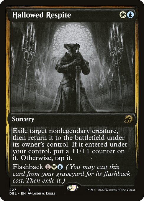 Innistrad: Double Feature - 227 - Hallowed Respite - Rare