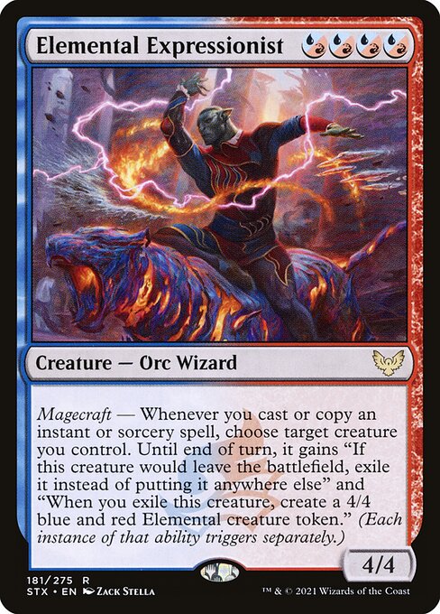 Strixhaven: School of Mages - 181 - Elemental Expressionist - Rare
