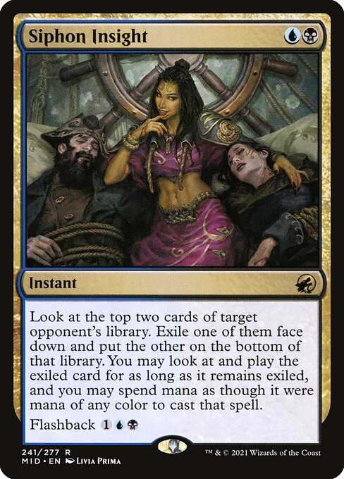 Innistrad: Midnight Hunt - 241 - Siphon Insight - Rare