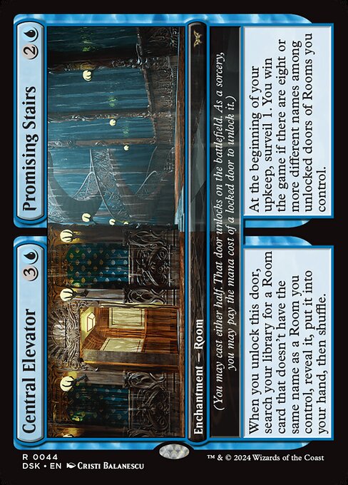 Duskmourn: House of Horror - 44 - Central Elevator // Promising Stairs - Rare