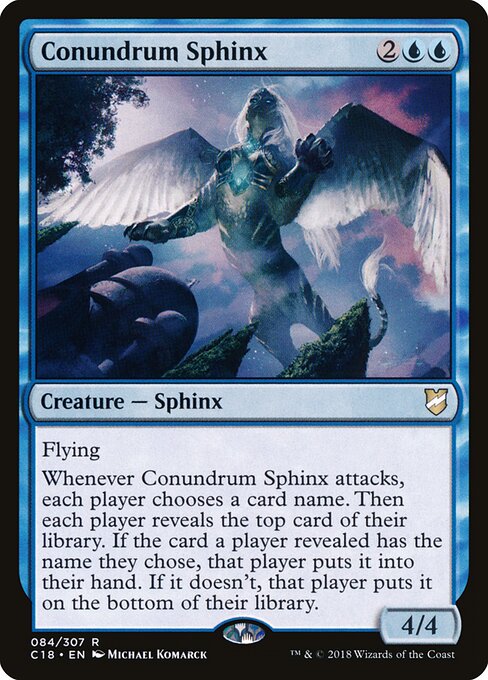 Commander 2018 - 84 - Conundrum Sphinx - Rare