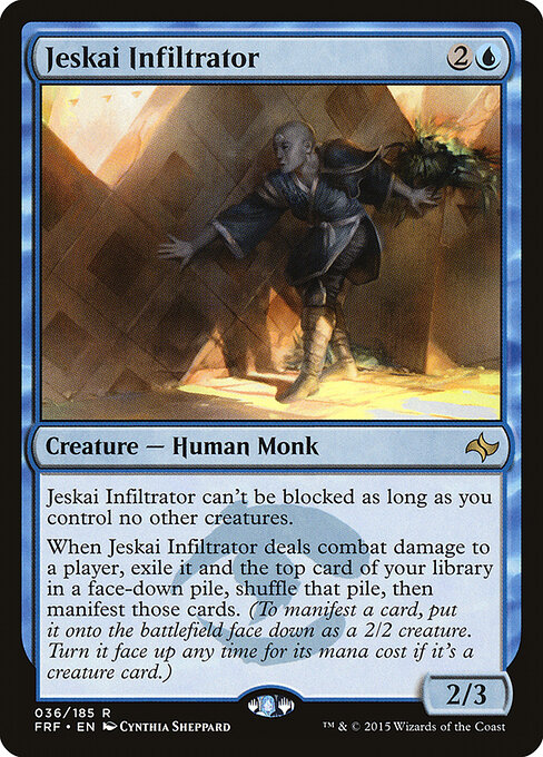 Fate Reforged - 36 - Jeskai Infiltrator - Rare