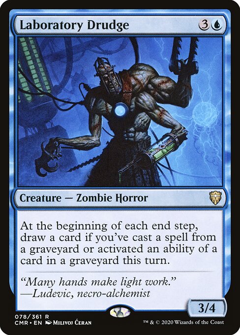 Commander Legends - 78 - Laboratory Drudge - Rare