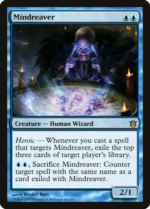 Born of the Gods - 44 - Mindreaver - Rare