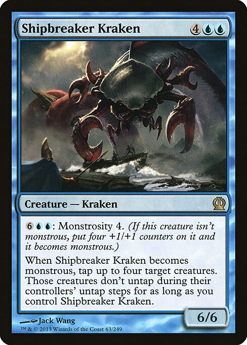 Theros - 63 - Shipbreaker Kraken - Rare