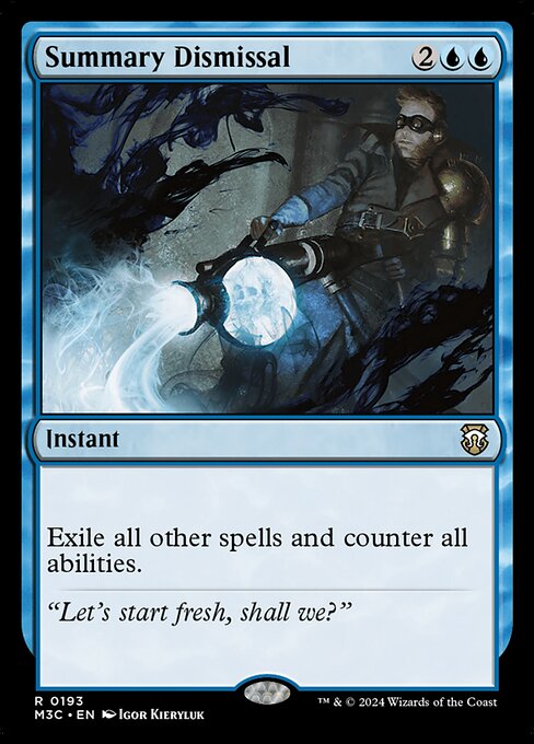 Modern Horizons 3 Commander - 193 - Summary Dismissal - Rare