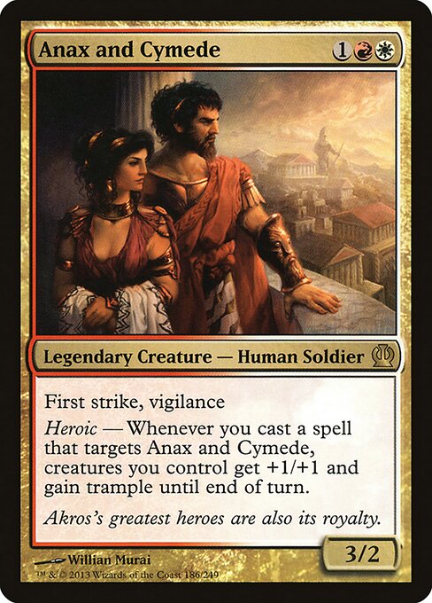 Theros - 186 - Anax and Cymede - Rare