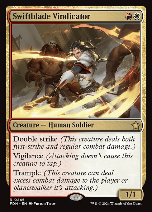 Foundations - 246 - Swiftblade Vindicator - Rare