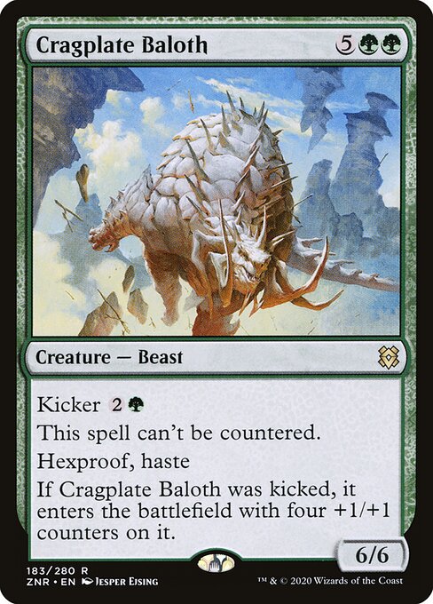Zendikar Rising - 183 - Cragplate Baloth - Rare