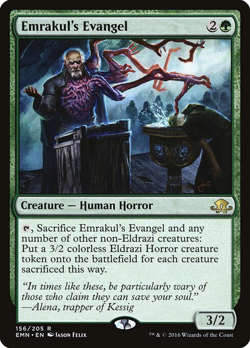 Eldritch Moon - 156 - Emrakul's Evangel - Rare