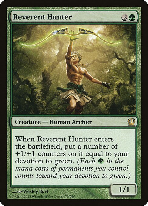 Theros - 173 - Reverent Hunter - Rare