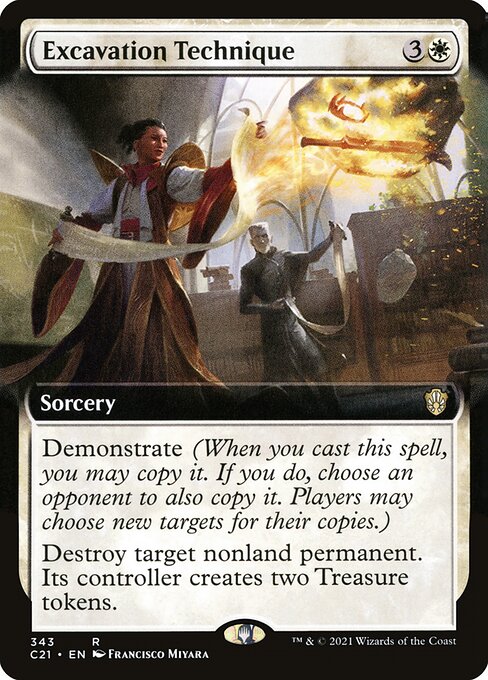 Commander 2021 - 343 - Excavation Technique - Rare