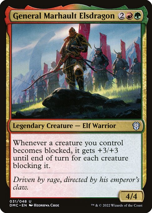 Dominaria United Commander - 31 - General Marhault Elsdragon - Uncommon
