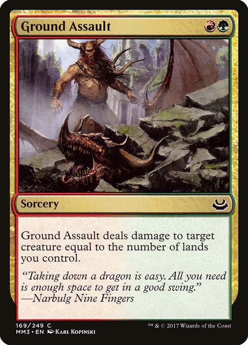 Modern Masters 2017 - 169 - Ground Assault - Common