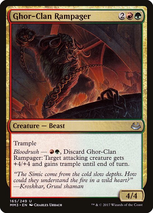 Modern Masters 2017 - 165 - Ghor-Clan Rampager - Uncommon