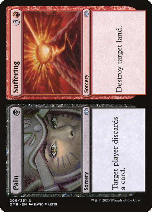 Dominaria Remastered - 209 - Pain // Suffering - Uncommon