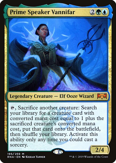 Ravnica Allegiance - 195 - Prime Speaker Vannifar - Mythic