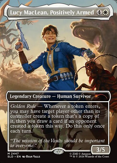 Secret Lair Drop - 2447 - Lucy MacLean, Positively Armed - Mythic