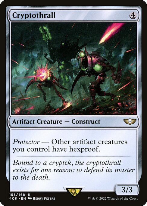 Warhammer 40,000 Commander - 155 - Cryptothrall - Rare