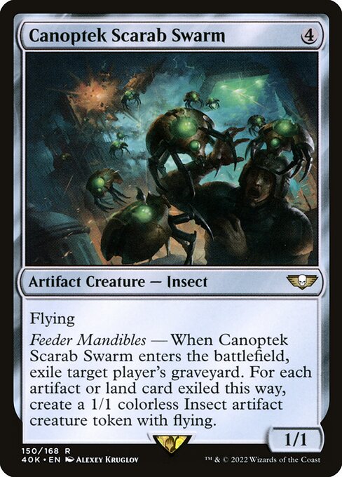 Warhammer 40,000 Commander - 150 - Canoptek Scarab Swarm - Rare