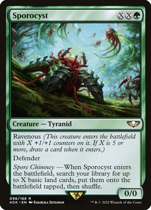 Warhammer 40,000 Commander - 98 - Sporocyst - Rare