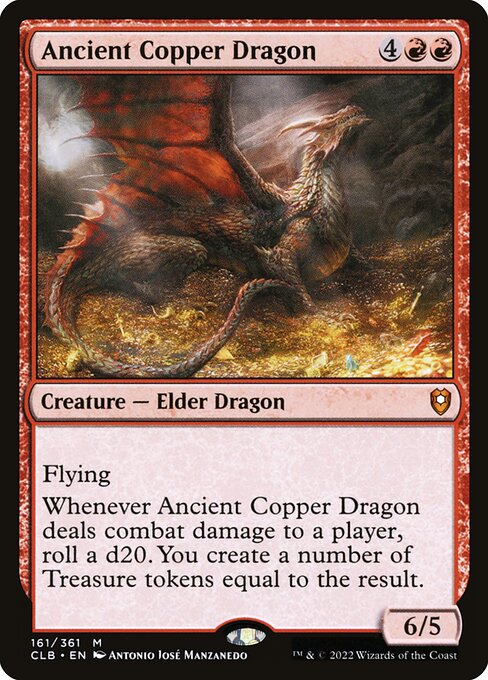 Commander Legends: Battle for Baldur's Gate - 161 - Ancient Copper Dragon - Mythic